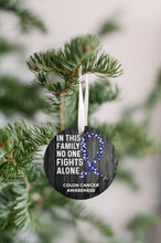 Load image into Gallery viewer, Colon Cancer Awareness Christmas Ornament - Get 30% OFF + FREE Shipping When You Order 10 Or More.