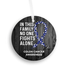 Load image into Gallery viewer, Colon Cancer Awareness Christmas Ornament - Get 30% OFF + FREE Shipping When You Order 10 Or More.