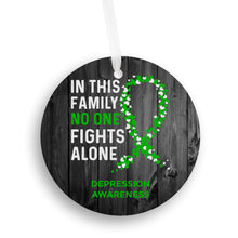 Load image into Gallery viewer, Depression Awareness Christmas Ornament - Get 30% OFF + FREE Shipping When You Order 10 Or More.