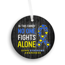 Load image into Gallery viewer, Down Syndrome Awareness Christmas Ornament - Get 30% OFF + FREE Shipping When You Order 10 Or More.