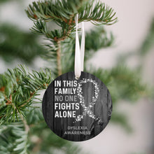 Load image into Gallery viewer, Dyslexia Awareness Christmas Ornament - Get 30% OFF + FREE Shipping When You Order 10 Or More.