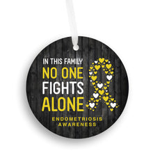Load image into Gallery viewer, Endometriosis Awareness Christmas Ornament - Get 30% OFF + FREE Shipping When You Order 10 Or More.