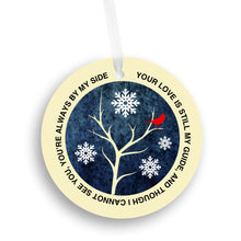 Load image into Gallery viewer, Cardinal Memorial Christmas Ornament - Get 30% OFF + FREE Shipping When You Order 10 Or More.
