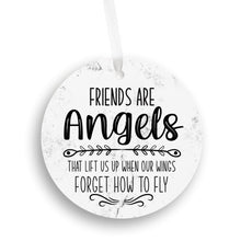Load image into Gallery viewer, Friends Are Angels Christmas Ornament - Get 30% OFF + FREE Shipping When You Order 10 Or More.