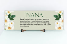 Load image into Gallery viewer, Nana Definition Mother's Day Sign