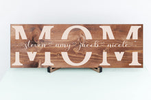Load image into Gallery viewer, Personalized Mom Sign