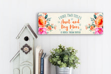Load image into Gallery viewer, Aunt And Dog Mom Mother's Day Sign