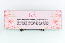 Load image into Gallery viewer, Bà Definition Mother's Day Sign
