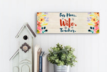 Load image into Gallery viewer, Fur Mom Teacher Mother's Day Sign