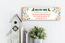 Load image into Gallery viewer, Military Mom Mother's Day Sign