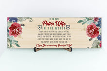 Load image into Gallery viewer, Police Wife Mother's Day Sign