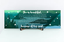 Load image into Gallery viewer, She Is Beautiful Sign