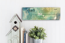 Load image into Gallery viewer, Dad Definition Father's Day Sign