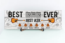 Load image into Gallery viewer, Best Guitar Dad Ever Personalized Sign