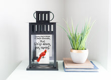 Load image into Gallery viewer, A Gentle Reminder We're Never Far Apart Personalized Lantern- Black