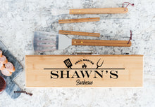 Load image into Gallery viewer, Personalized Grill Master Bamboo BBQ Set