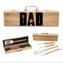 Load image into Gallery viewer, Dad Bamboo BBQ Set