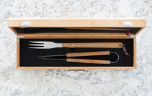 Load image into Gallery viewer, Best Flippin' Dad Ever Father's Day Bamboo BBQ Set