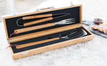 Load image into Gallery viewer, King Of The Grill Father's Day Bamboo BBQ Set