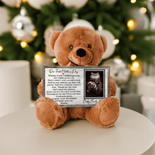 Load image into Gallery viewer, First Mother&#39;s Day Teddy Bear with 10x6 Sign- PERSONALIZED - PRICE INCLUDES FREE SHIPPING
