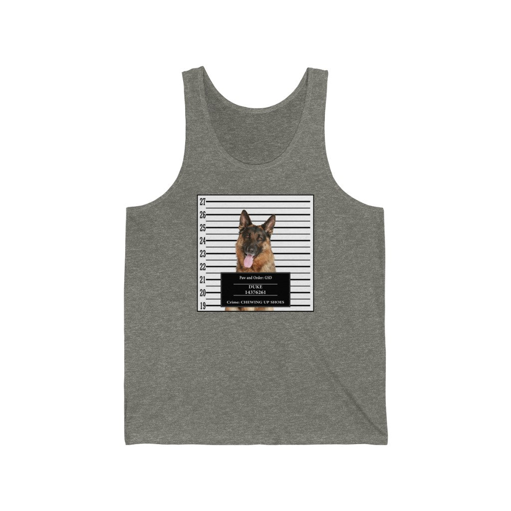 Personalized Pet Crime Mugshot - Tank Top