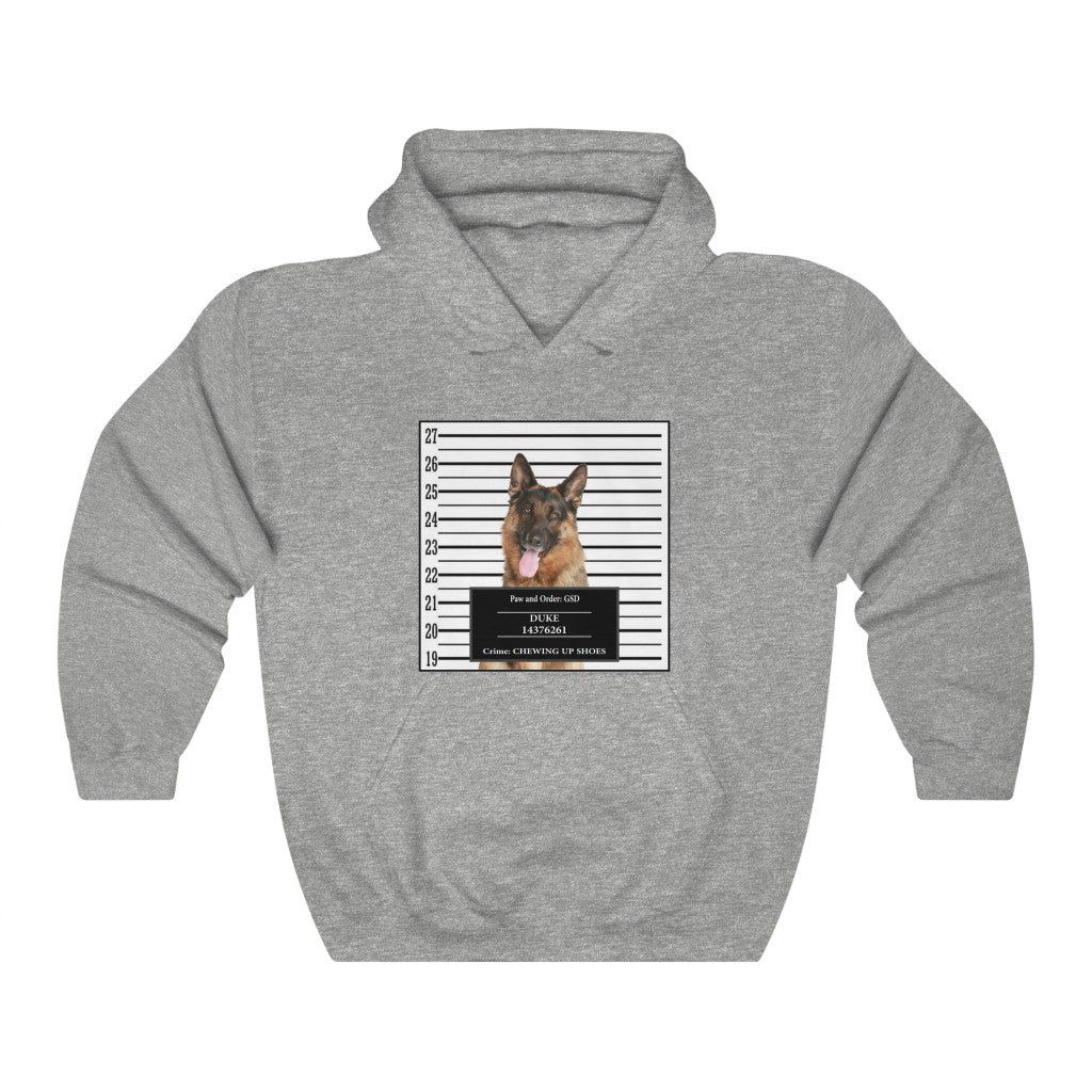 Personalized Pet Crime Mugshot - Hoodie