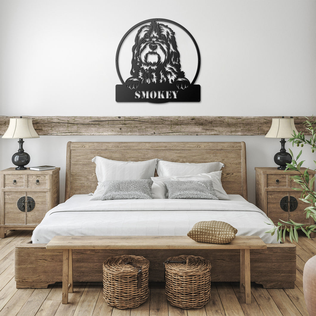 Bernedoodle Metal Wall Art