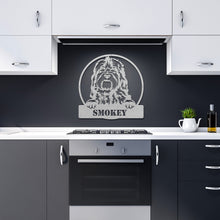 Load image into Gallery viewer, Bernedoodle Metal Wall Art

