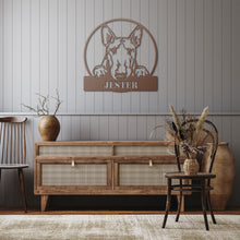 Load image into Gallery viewer, Bull Terrier Metal Wall Art
