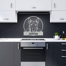 Load image into Gallery viewer, Bull Terrier Metal Wall Art
