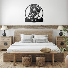 Load image into Gallery viewer, Bullmastiff Metal Wall Art
