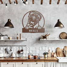 Load image into Gallery viewer, Bullmastiff Metal Wall Art
