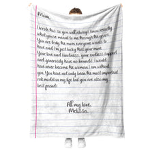 Load image into Gallery viewer, Custom Letter Blanket
