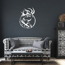 Load image into Gallery viewer, Deer and Fish Hunting &amp; Fishing Metal Wall Art
