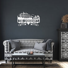 Load image into Gallery viewer, Family Name Or Address Metal Wall Art Sign
