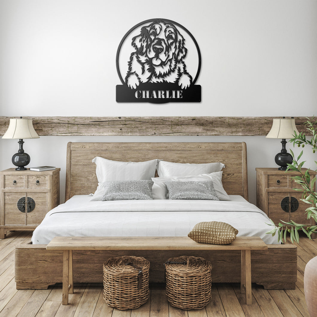 Golden Retreiver Metal Wall Art