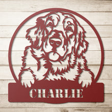 Load image into Gallery viewer, Golden Retreiver Metal Wall Art
