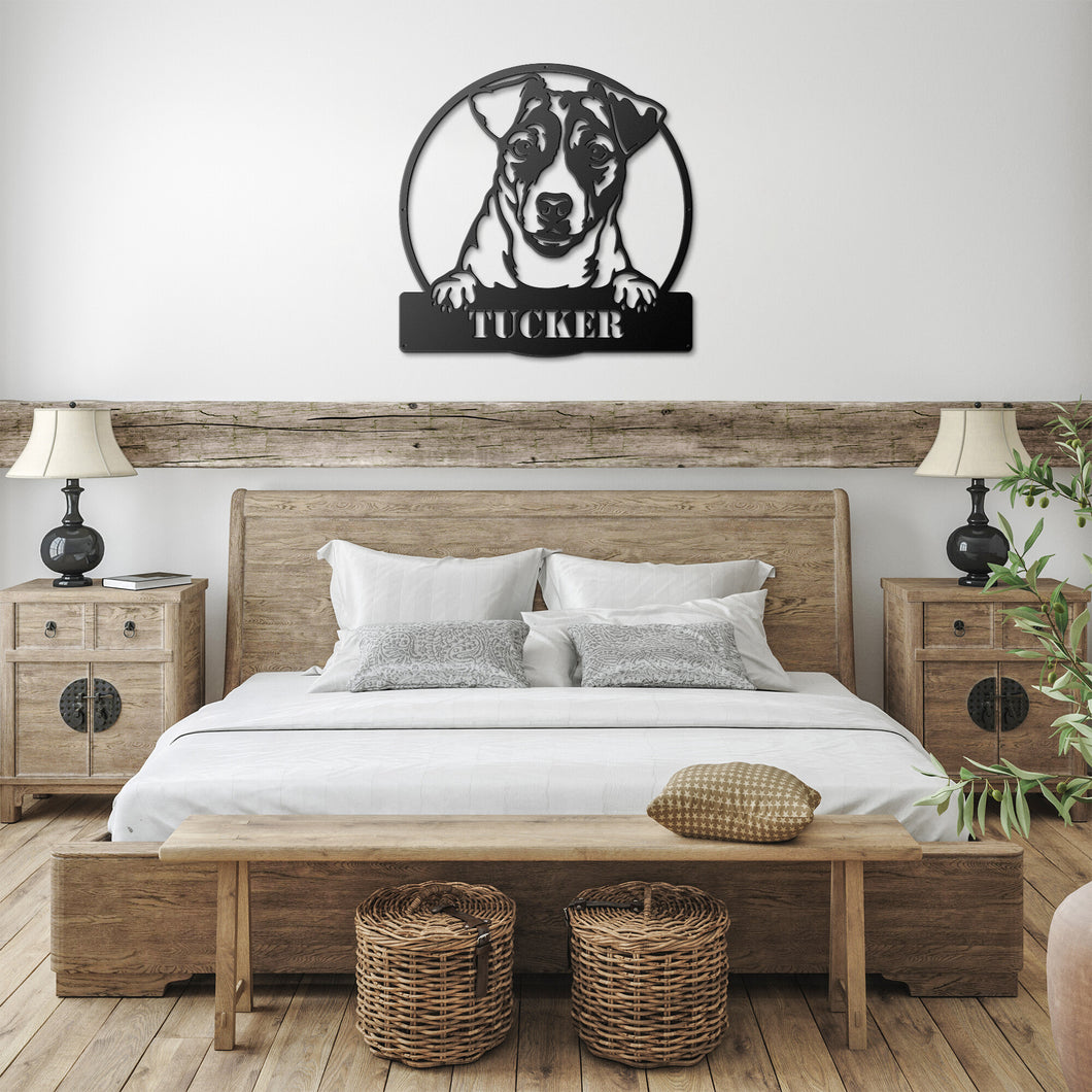 Jack Russell Terrier Metal Wall Art
