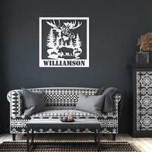 Load image into Gallery viewer, Moose Metal Wall Art
