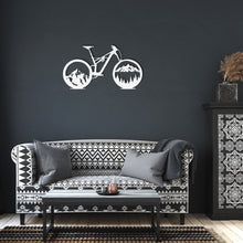 Load image into Gallery viewer, Mountain Bike Metal Wall Art
