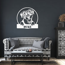 Load image into Gallery viewer, Pit Bull Metal Wall Art
