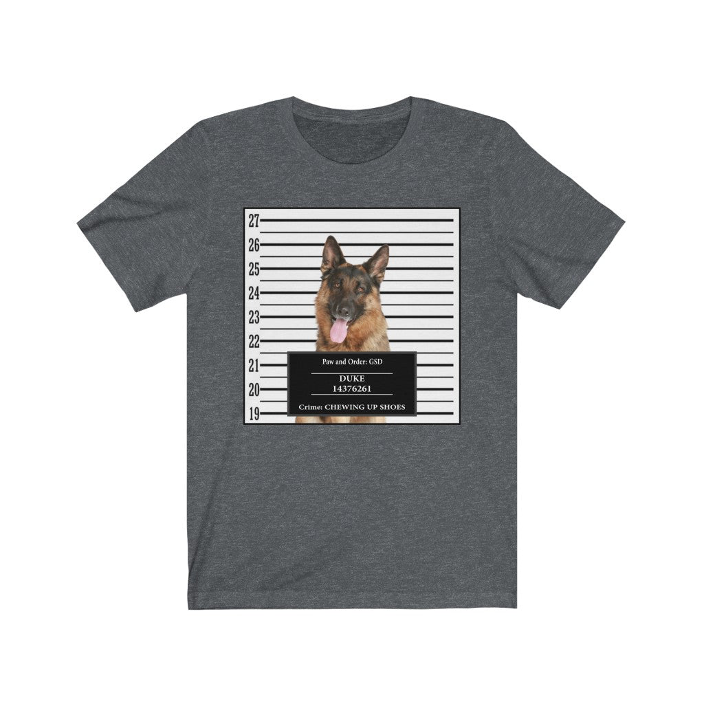 Personalized Pet Crime Mugshot - T-Shirt