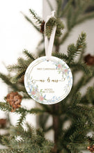 Load image into Gallery viewer, Personalized Mr. and Mrs. First Christmas Married Christmas Ornament
