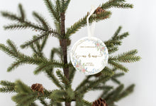 Load image into Gallery viewer, Personalized Mr. and Mrs. First Christmas Married Christmas Ornament
