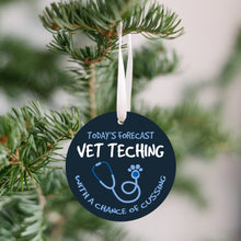 Load image into Gallery viewer, Vet Tech and Cussing Christmas Ornament
