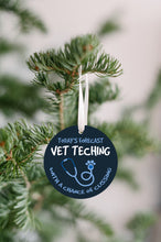 Load image into Gallery viewer, Vet Tech and Cussing Christmas Ornament
