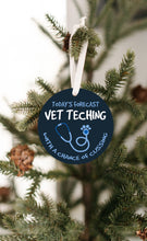 Load image into Gallery viewer, Vet Tech and Cussing Christmas Ornament
