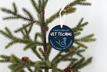 Load image into Gallery viewer, Vet Tech and Cussing Christmas Ornament
