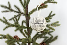 Load image into Gallery viewer, Friends Imprinted in Our Hearts Christmas Ornament
