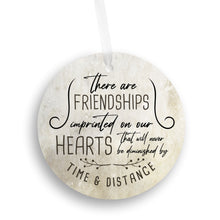 Load image into Gallery viewer, Friends Imprinted in Our Hearts Christmas Ornament
